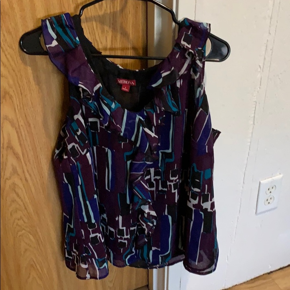 Abstract tank top